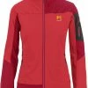 Karpos Puez Veste en polaire Femme, rose -Vestes en polaire Soldes karpos puez fleece jacket women poinsettia jester red 1