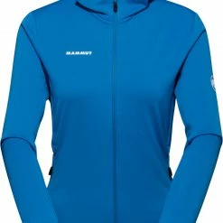 Mammut Aconcagua Light Veste Couche intermédiaire à capuche Femme, bleu
