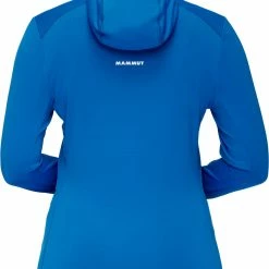 Mammut Aconcagua Light Veste Couche intermédiaire à capuche Femme, bleu -Vestes en polaire Soldes mammut aconcagua light ml hooded jacket women ice 3 1