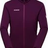Mammut Aconcagua Light Veste Couche Intermédiaire Femme, rose -Vestes en polaire Soldes mammut aconcagua light ml jacket women grape 1 2