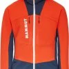 Mammut Aenergy Veste à capuche Hybrid softshell Homme, orange/bleu