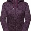 Mammut Chamuera Veste Couche intermédiaire à capuche Femme, violet 1 Mammut Chamuera Veste Couche intermédiaire à capuche Femme, violet -Vestes en polaire Soldes mammut chamuera ml hooded jacket women grape 1