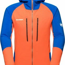 Mammut Eiswand Advanced Veste Couche intermédiaire à capuche Homme, bleu