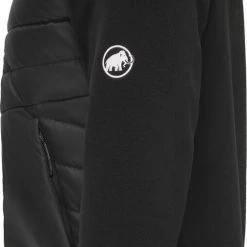 Mammut Innominata Veste intermédiaire hybride à capuche Homme, noir -Vestes en polaire Soldes mammut innominata ml hybrid jacket men black 4