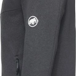 Mammut Nair Veste Couche Intermédiaire Homme, noir/blanc -Vestes en polaire Soldes mammut nair ml jacket men black melange white 4