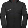 Mammut Rime Light Veste à capuche avec isolation IN Flex Homme, bleu -Vestes en polaire Soldes mammut rime light in flex hooded jacket men black phantom 1 1