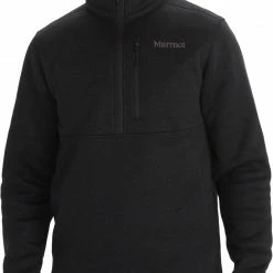 Marmot Drop Line 1/2 Zip Homme, noir -Vestes en polaire Soldes marmot drop line 1 2 zip men black 3