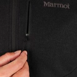 Marmot Drop Line 1/2 Zip Homme, noir -Vestes en polaire Soldes marmot drop line 1 2 zip men black 6