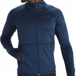Marmot Olden Polartec Veste Homme, bleu -Vestes en polaire Soldes marmot olden polartec jacket men arctic navy 5