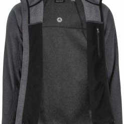 Marmot Pisgah Polaire Homme, gris -Vestes en polaire Soldes marmot pisgah fleece jacket men black 4