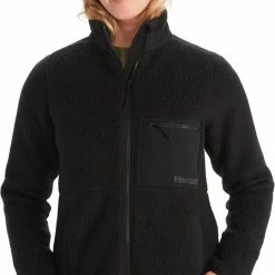 Marmot Wiley Polartec Veste Femme, noir -Vestes en polaire Soldes marmot wiley polartec jacket women black 4 1