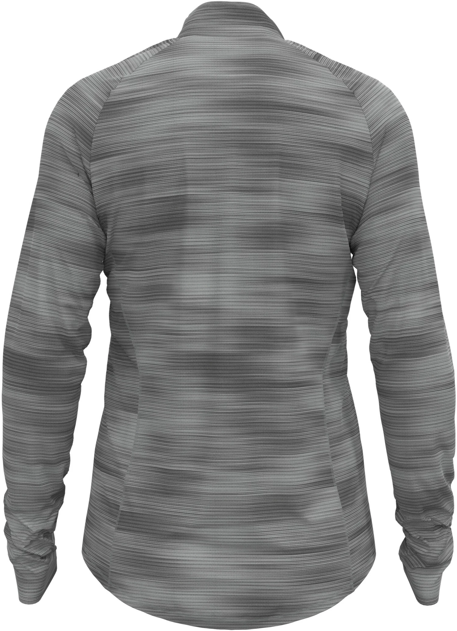 Odlo Fli Light Print Couche intermédiaire à fermeture éclair complète Femme, gris 4 Odlo Fli Light Print Couche intermédiaire à fermeture éclair complète Femme, gris – Image 2