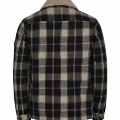 O'Neill Fleece Lined Jacket Men, noir/rouge -Vestes en polaire Soldes oneill fleece lined jacket men beige tartan check 2