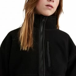 O'Neill Progressive Sherpa Full Zip Jacket Girls, noir -Vestes en polaire Soldes oneill progressive sherpa full zip jacket girls black out 4 1
