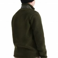 O'Neill Sherpa Full Zip Fleece Jacket Boys, vert -Vestes en polaire Soldes oneill sherpa full zip fleece jacket boys forest night 4 1