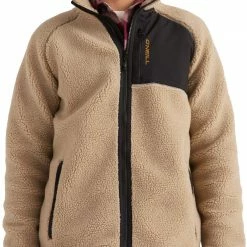 O'Neill Sherpa Full Zip Fleece Jacket Men, vert -Vestes en polaire Soldes oneill sherpa full zip fleece jacket men crockery 3