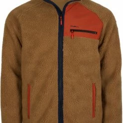 O'Neill Sherpa Polaire à fermeture éclair Homme, marron