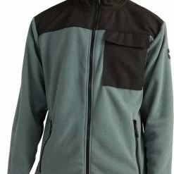 O'Neill Utility Full Zip Fleece Jacket Men, beige/noir -Vestes en polaire Soldes oneill utility full zip fleece jacket men balsam green 3 2