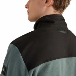 O'Neill Utility Full Zip Fleece Jacket Men, vert/noir -Vestes en polaire Soldes oneill utility full zip fleece jacket men balsam green 4