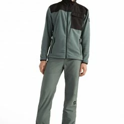 O'Neill Utility Full Zip Fleece Jacket Men, Bleu pétrole/noir -Vestes en polaire Soldes oneill utility full zip fleece jacket men balsam green 6 1