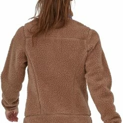 Patagonia Classic Retro-X Veste Femme, marron -Vestes en polaire Soldes patagonia classic retro x jacket women pampas tan 3