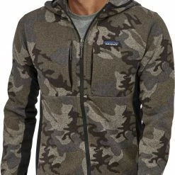 Patagonia Lightweight Better Sweater Sweat À Capuche Homme, bleu -Vestes en polaire Soldes patagonia lightweight better sweater hoody men river delta forge grey 3