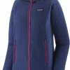 Patagonia R2 TechFace Sweat à capuche Femme, marron -Vestes en polaire Soldes patagonia r2 techface hoody women blue sndb 1