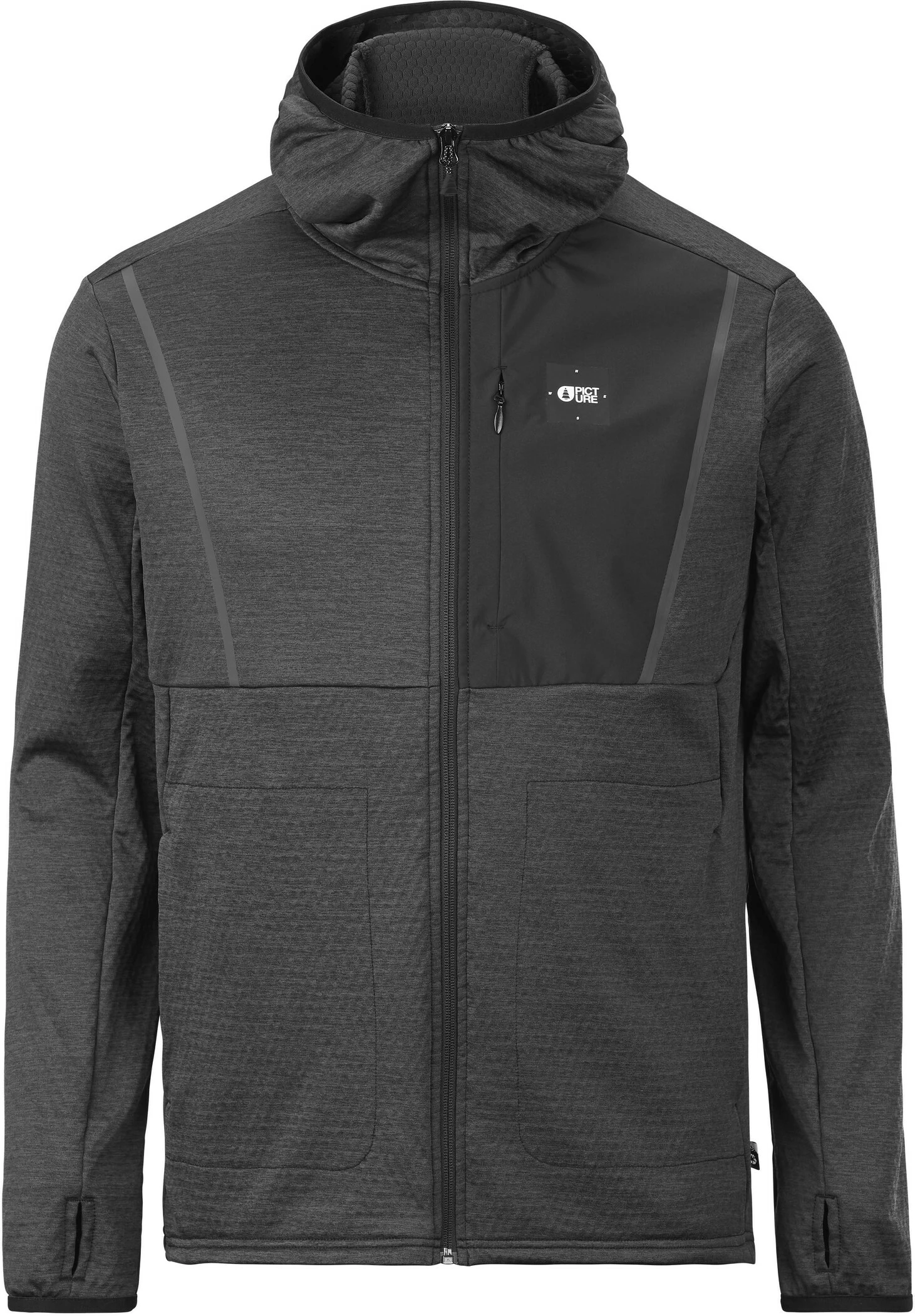 Picture Bake Grid Full Zip Fleece Jacket Men, bleu 3 Picture Bake Grid Full Zip Fleece Jacket Men, bleu
