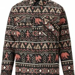 Picture Bemidji Native Jacket Men, marron -Vestes en polaire Soldes picture bemidji native jacket men native print 4