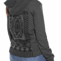 Prana Ari Veste en polaire zippée Femme, noir -Vestes en polaire Soldes prana ari zip up fleece jacket women black 2 1