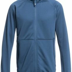 Quiksilver Steep Point Veste en polaire à fermeture éclair Homme, Bleu pétrole