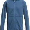 Quiksilver Steep Point Veste en polaire à fermeture éclair Homme, bleu -Vestes en polaire Soldes quiksilver steep point full zip fleece jacket men insignia blue 1