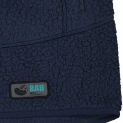 Rab Shearling Veste Femme, bleu -Vestes en polaire Soldes rab shearling jacket women deep ink 6 1