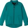 Reima Kahvilla Sweat-shirt Enfant, Bleu pétrole -Vestes en polaire Soldes reima kahvilla sweater kids dark aqua 1