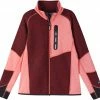 Reima Laskien Fleece Sweater Youth, rouge/rose -Vestes en polaire Soldes reima laskien fleece sweater youth jam red 1