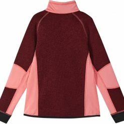 Reima Laskien Fleece Sweater Youth, rouge/rose -Vestes en polaire Soldes reima laskien fleece sweater youth jam red 2