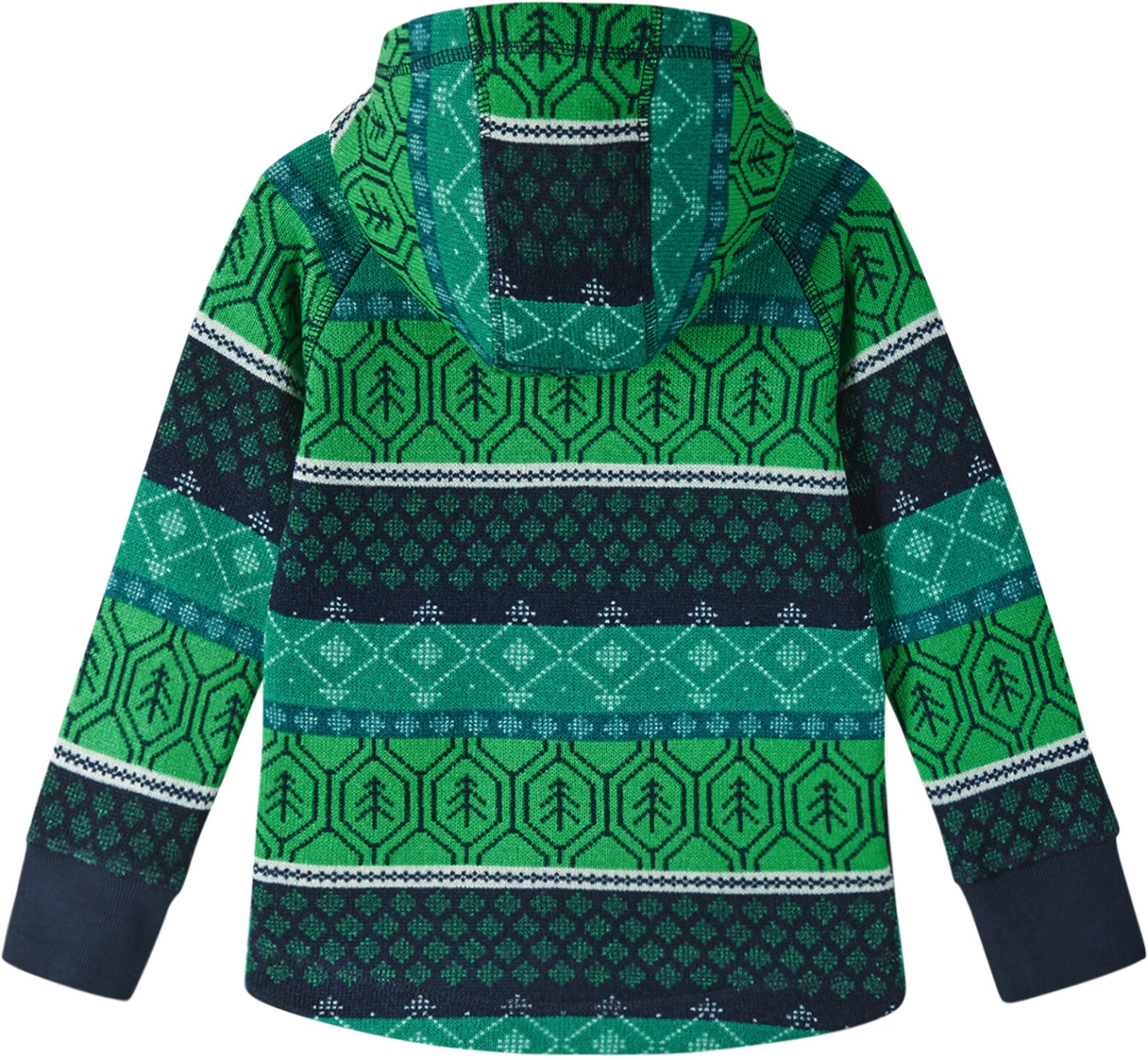 Reima Northern Fleece Sweater Youth, bleu/rose 4 Reima Northern Fleece Sweater Youth, bleu/rose – Image 2