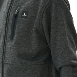 Rip Curl Anti Series Departed Veste avec fermeture éclair Garçon, Bleu pétrole/gris -Vestes en polaire Soldes rip curl anti series departed zip jacket boys charcoal marle 5