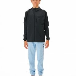 Rip Curl Anti Series Elite Veste Garçon, noir -Vestes en polaire Soldes rip curl anti series elite jacket boys black 4 1