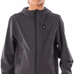 Rip Curl Anti Series Elite Veste Garçon, bleu -Vestes en polaire Soldes rip curl anti series elite jacket boys black 5
