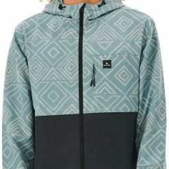 Rip Curl Anti Series Elite Veste Homme, noir -Vestes en polaire Soldes rip curl anti series elite jacket men mineral blue 4