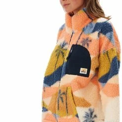 Vestes en polaire Soldes -Vestes en polaire Soldes rip curl waves polar fleece jacket women multico 2 1