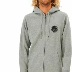 Rip Curl Wetsuit Icon Capuche avec fermeture éclair Homme, gris