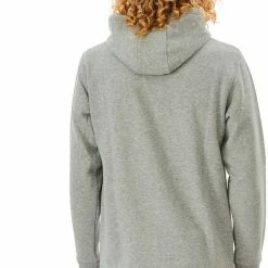 Rip Curl Wetsuit Icon Capuche avec fermeture éclair Homme, gris -Vestes en polaire Soldes rip curl wetsuit icon zip thru hood men grey marle 3 1