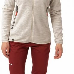 SALEWA Nuvolao Alpine Wool Veste Femme, rouge -Vestes en polaire Soldes salewa nuvolao alpine wool jacket women oatmeal 4