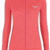 SALEWA Pedroc Polarlite Responsive Polaire à fermeture éclair Femme, Bleu pétrole -Vestes en polaire Soldes salewa pedroc polarlite responsive full zip fleece women calypso coral mel 1
