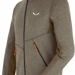 SALEWA Piana Alpine Wool Veste Homme, bleu -Vestes en polaire Soldes salewa piana alpine wool jacket men bungee cord 2 1