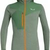 SALEWA Puez 2 Dry Hood T-Shirt Manches Longues À Fermeture Éclair Homme, olive -Vestes en polaire Soldes salewa puez 2 dry hood full zip ls tee men duck green melange 1 2