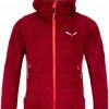 SALEWA Puez Highloft 2 Polarlite Veste à capuche Enfant, rouge