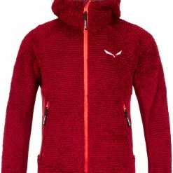 SALEWA Puez Highloft 2 Polarlite Veste à capuche Enfant, rouge